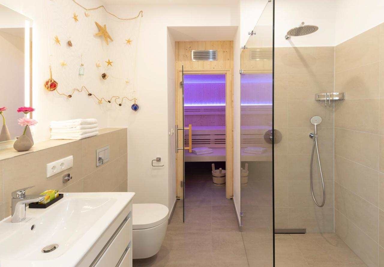Safari Lodge Prora - Mit Sauna Und Direktem Strandzugang بينز المظهر الخارجي الصورة